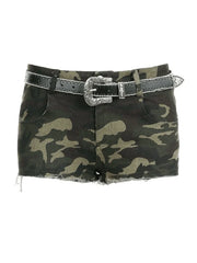Vintage Street Camouflage Cargo Shorts