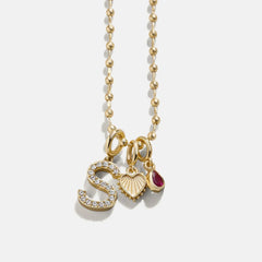 Cluster Charm Necklace - Ball Chain