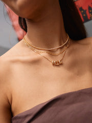 Bubble Letter Custom Necklace - Small Bubble Letter