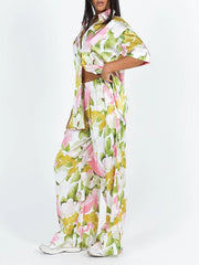 Floral Print Two Piece Set