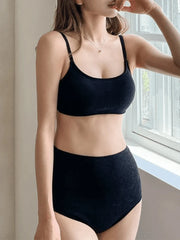 Tankini Swimsuit With Long Sleeve Cover-Up Set