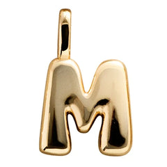 Bubble Letter Cluster Charm - M