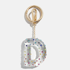 Confetti Initial Bag Charm - Multi