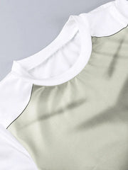 Short Sleeve Abstract Printed Tee