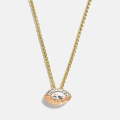 Clove Semi-Precious Birthstone Necklace - Crystal