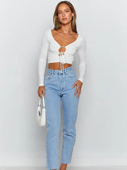 Hollow Out Mini Crop Top
